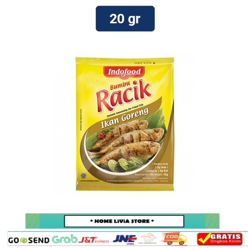 

Indofood Bumbu Racik Ikan Goreng 20 gr