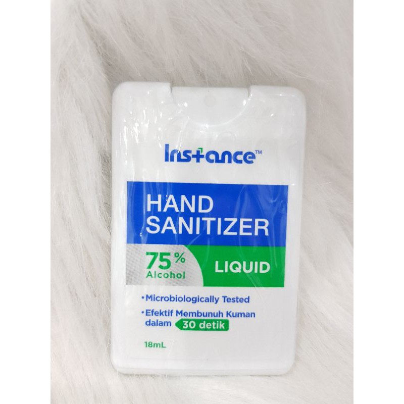 INSTANCE HANDSANITIZER LIQUID 18ML