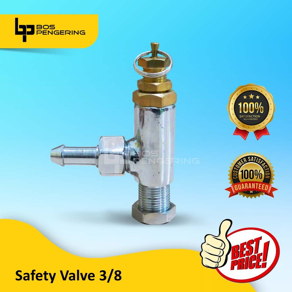 Safety Valve Setrika Uap Drat 3/8 Pluit Boiler Setrika Uap