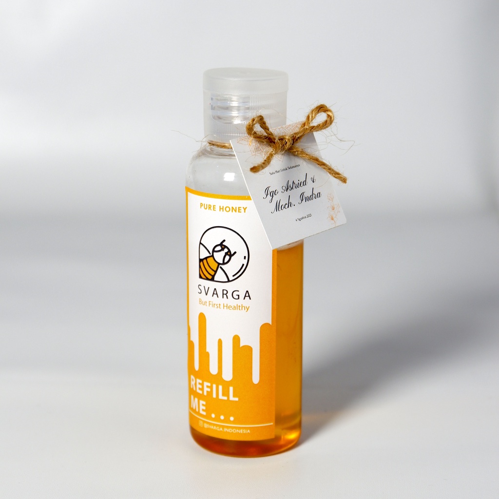 

Souvenir Pernikahan Premium Madu Murni Svarga