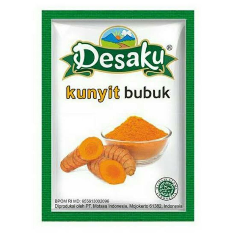 

Desaku kunyit bubuk sachetan