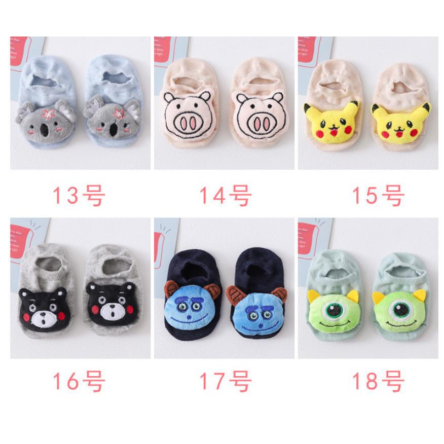 ☀ INDOLAND ☀ R306 Kaos Kaki Bayi Karakter / KaosKaki Bayi Anti Selip/ Kaos Kaki Bayi Korea Import