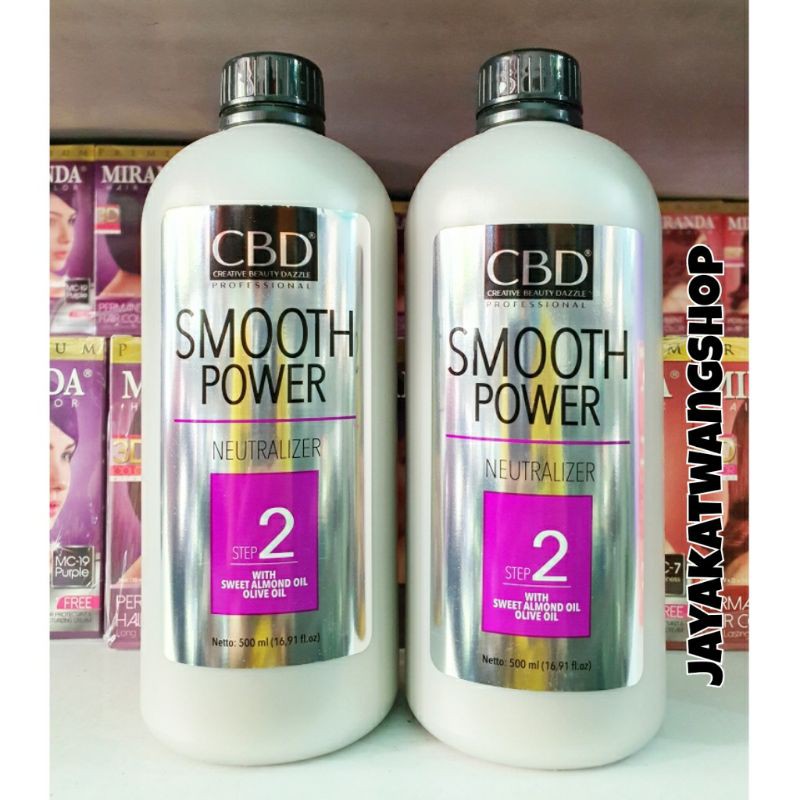 CBD STEP 2 Neutralizer 500 ML Smooth Power / Pelurus Rambut Smoothing Rebonding