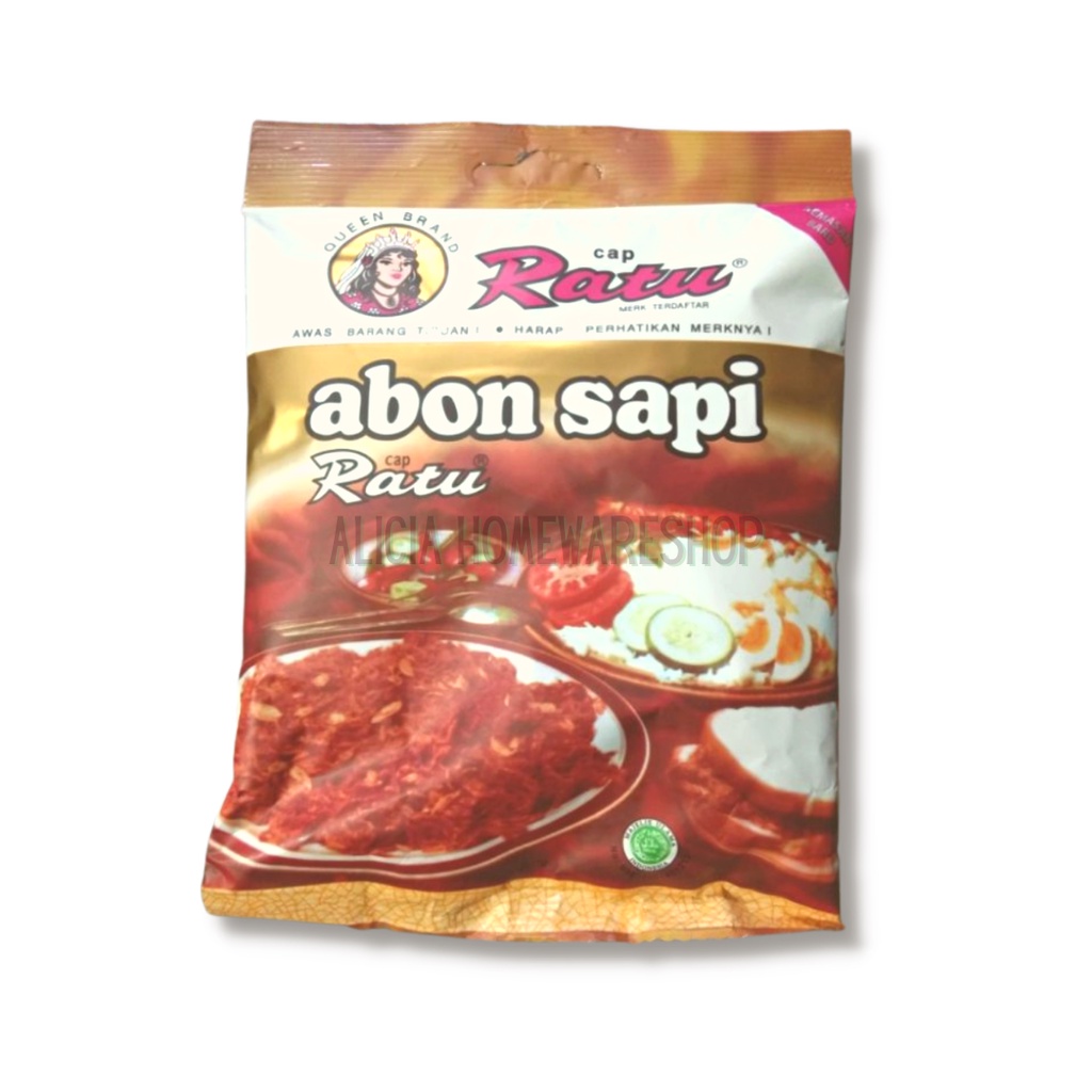 Abon Sapi Cap Ratu 90 gram / Pack