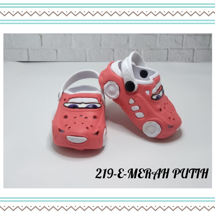 SANDAL DULUX ANAK BALITA - ANAK PAUD MOTIF MCQUEEN LUCU CODE 219E 19-24