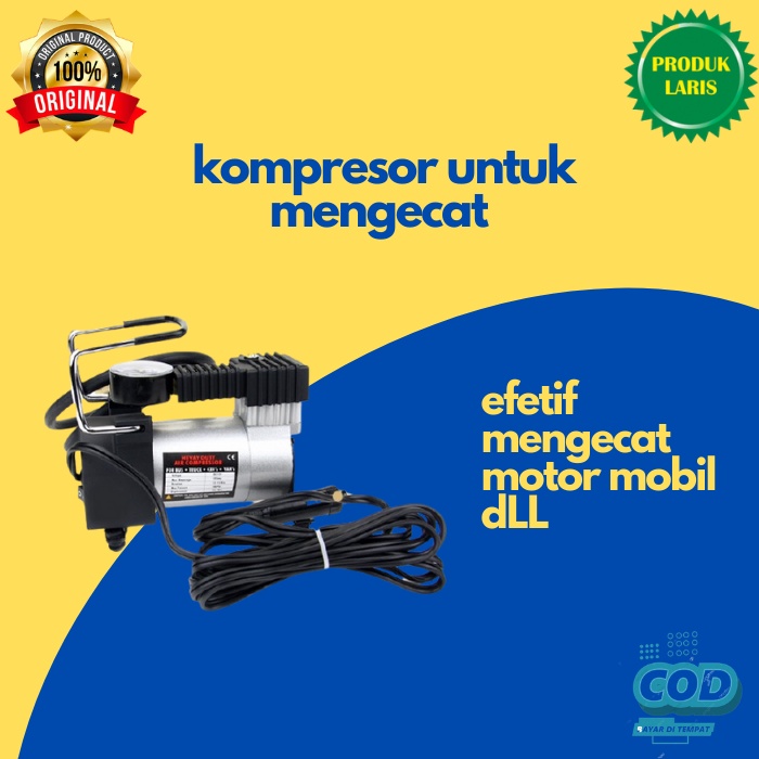 kompresor compresor mini listrik cat angin listrik body motor dan mobil cat duco deco