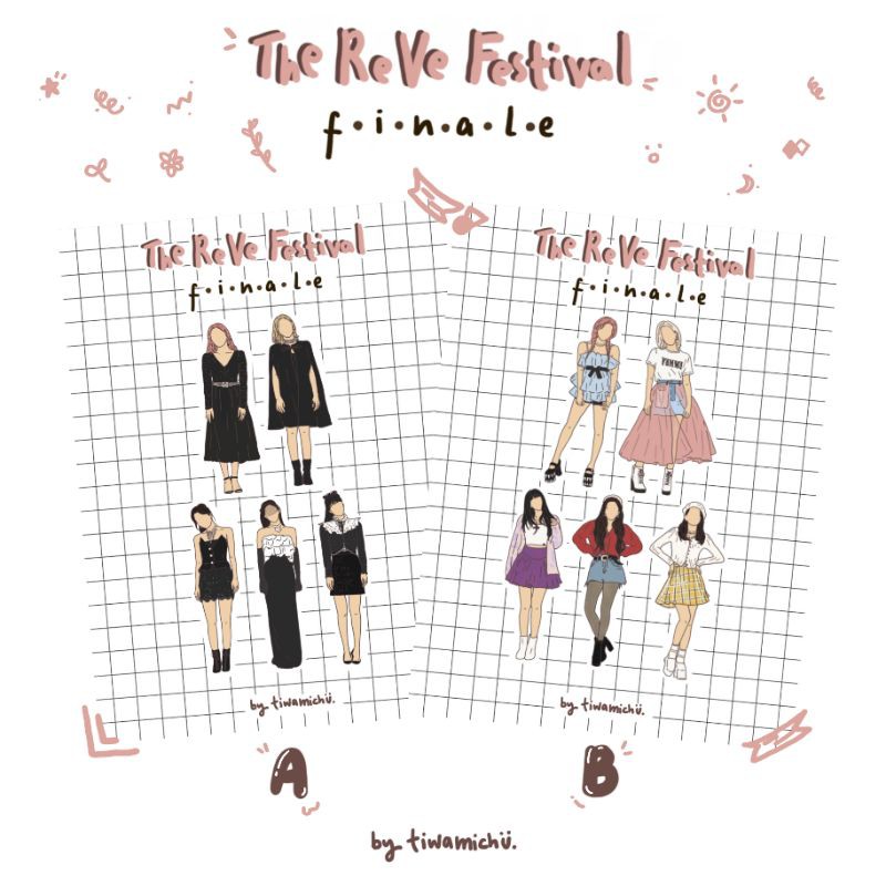 Red Velvet "The ReVe Festival" Finale Fanart Sticker Set