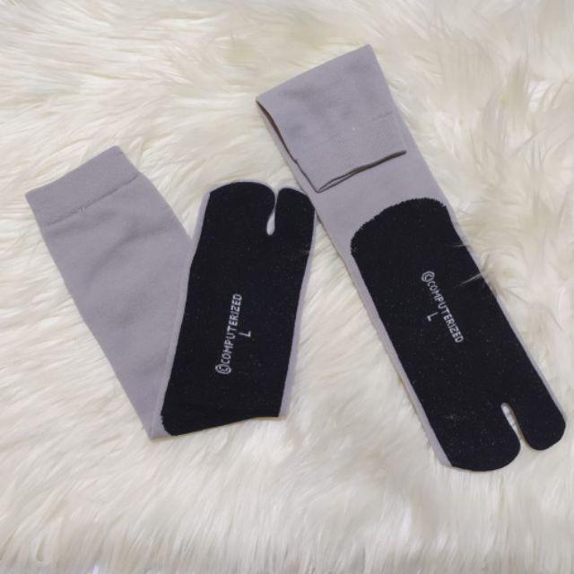 Kaos Kaki Jempol Termurah TERLARIS Kaos Kaki polos bahan polister random-Abu muda
