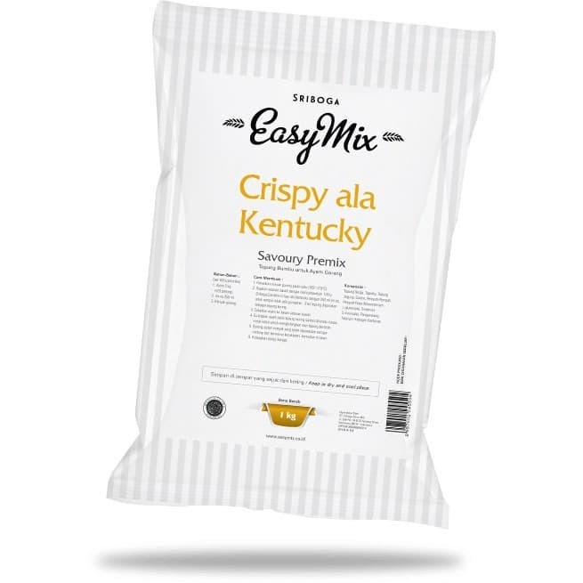 

PROMO [COD] Sriboga Easymix Crispy Ala Kentucky 1kg - Tepung Ayam Goreng