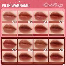 Lipstik Pinkflash DoubleSense 2 IN 1 Dual ended Lipstick ombre lips Liquid Matte Velvet