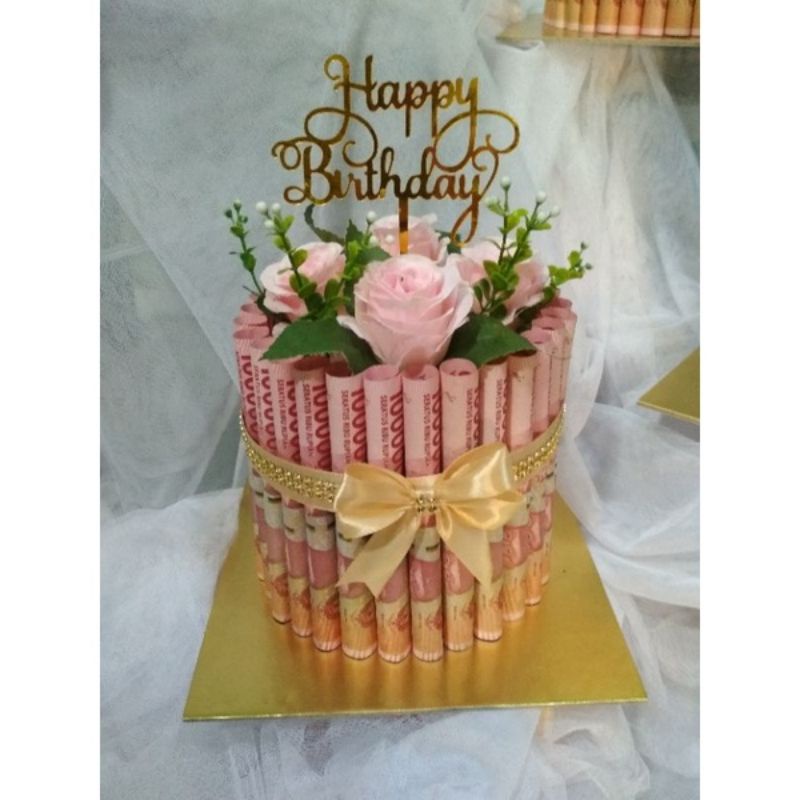 MONEY CAKE / CAKE UANG / KUE UANG / BUCKET UANG / MONEY CAKE 100.000