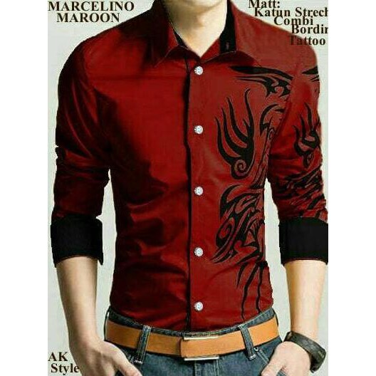 Kemeja Lengan Panjang / Kemeja Korea Pria / Hem Murah / Grosir Baju Promo