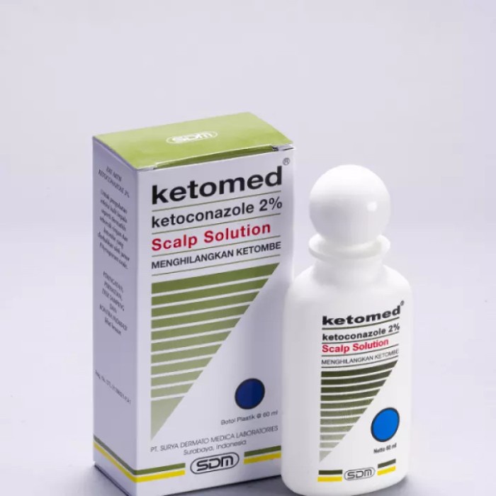 KETOMED 2% SCALP SOLUTION 60 ML