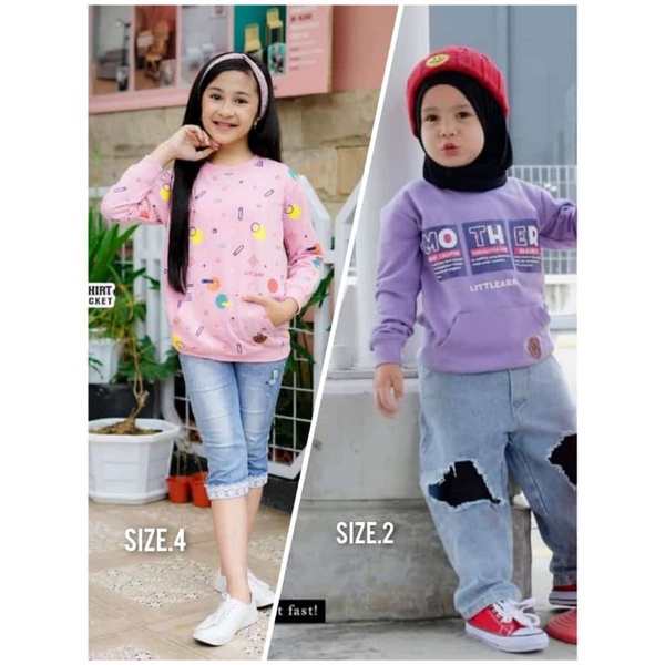 Sweater Littlearks/sweater anak/sweater casual cowok cewek