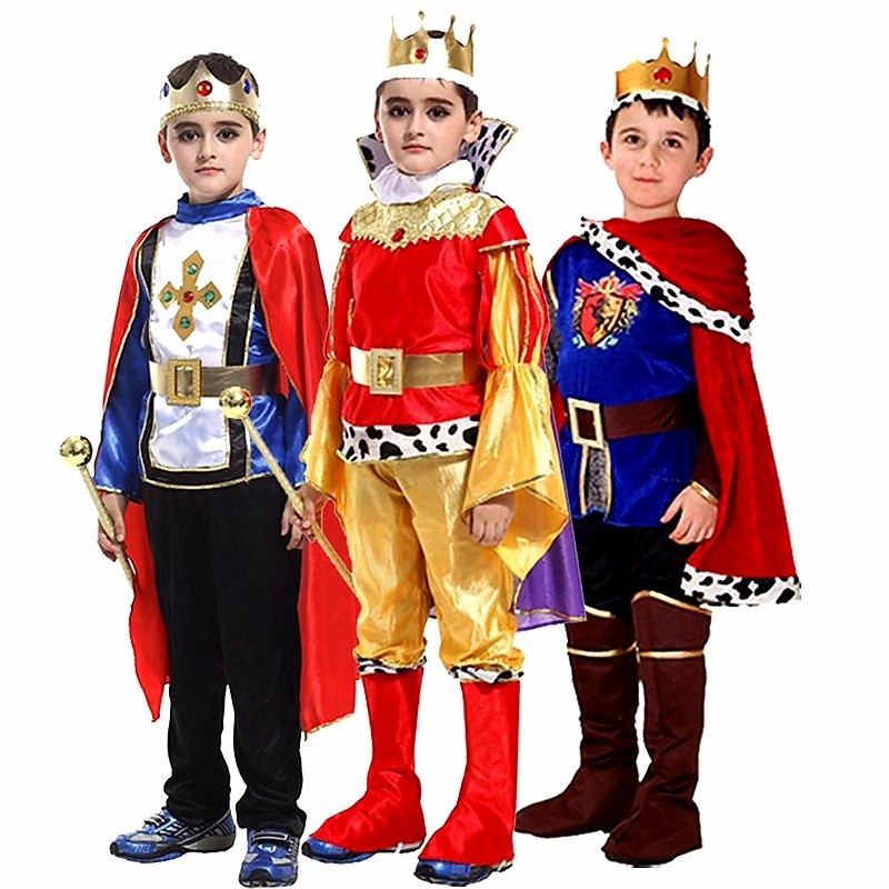 Kostum Anak Raja Halloween Costume Cosplay Western King Kostum Natal