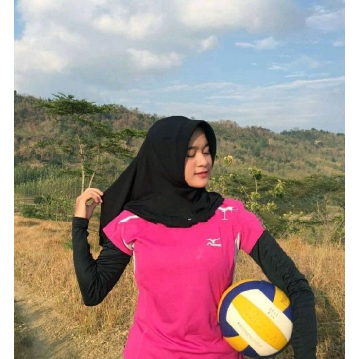 JILBAB VOLLY / JILBAB INSTAN / HIJAB SPORT INSTAN / JILBAB SPORT-2