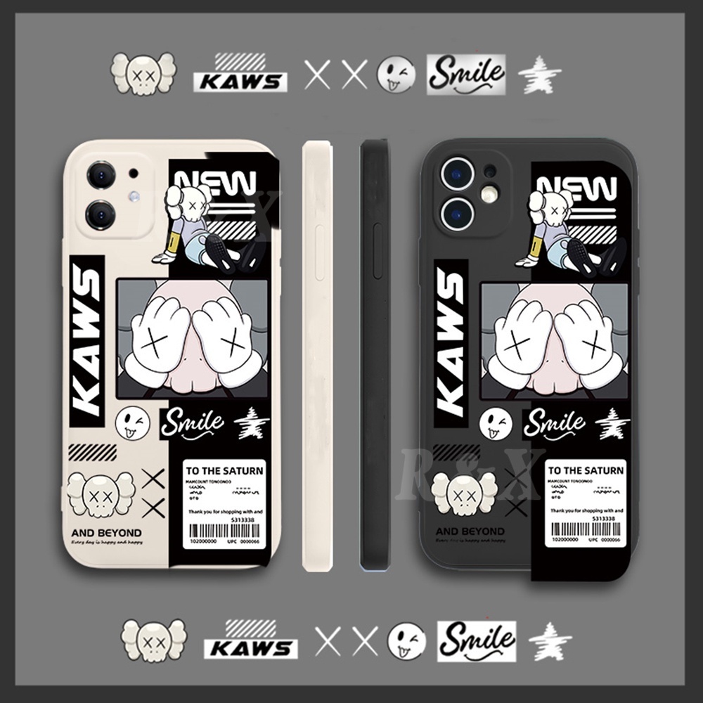 Casing Silikon Infinix Note 12 G96 Note 11 11S NFC Hot 11 Play 10 Play 9 Play 5 Smart 6 Hot 10S Motif Kaws