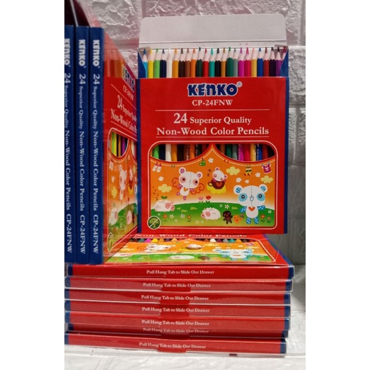 

PENCIL kENKO CP 24FNW 24 SUPERIOR QUALITY NON WOOD COLOR PENCILS