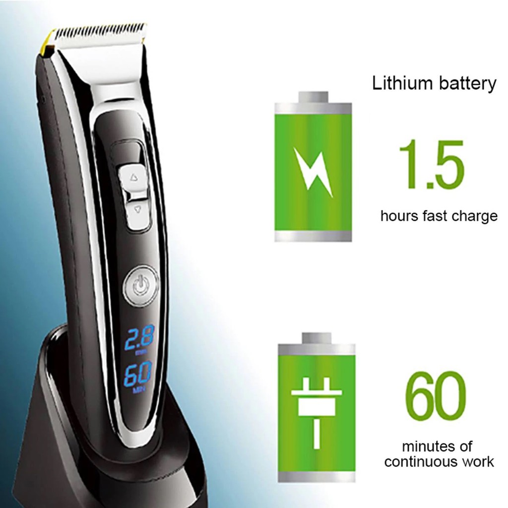 SURKER RFC-668B - Professional Electric Rechargeable Hair Clipper Set - Alat Cukur Profesional