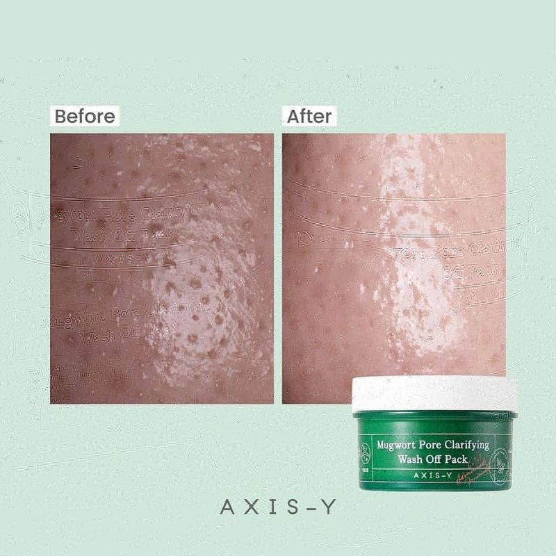 Axis-Y Mugwort Pore Clarifying Wash Off Pack 100ml