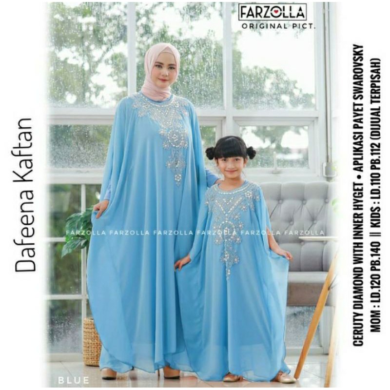 KAFTAN COUPLE IBU DAN ANAK / KAFTAN LEBARAN