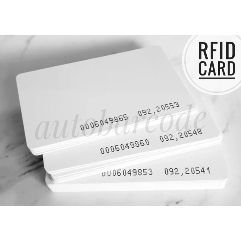 

RFID Card Kartu Proximity Sinyal 125Khz Frekuensi Absensi Kantor Pabrik Absen Perusahaan 125 Mifare