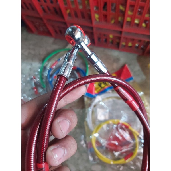 Selang Rem Cakram Belakang 60cm supra tiger megapro cbr vixion r15 ninja FU gsx