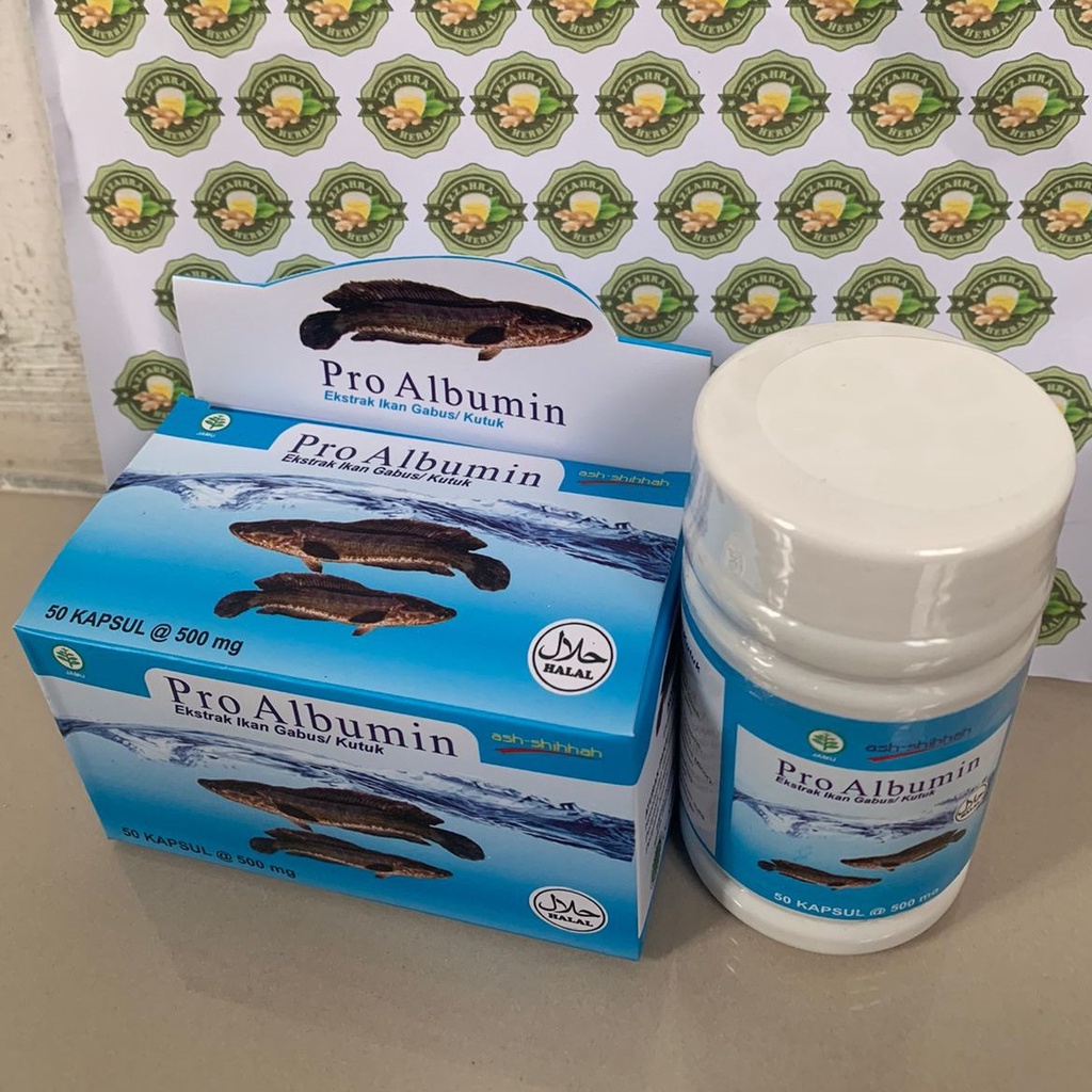 Kapsul Kutuk 50 Kapsul (Ekstrak Albumin) Ikan Gabus Obat Pasca Operasi 5x Bekas Luka Jahitan Cepat Kering / PRO ALBUMIN Original 50 Kapsul / Ekstrak Ikan Gabus