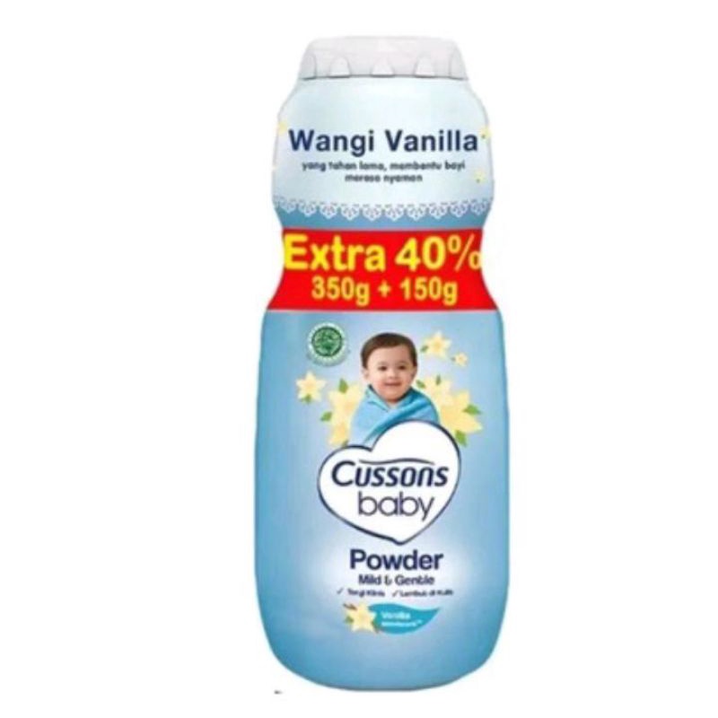 CUSSONS BABY PWD MILD&amp;GENTLE/FRESH&amp;NOURISH/SOFT&amp;SMOOTH 350GR