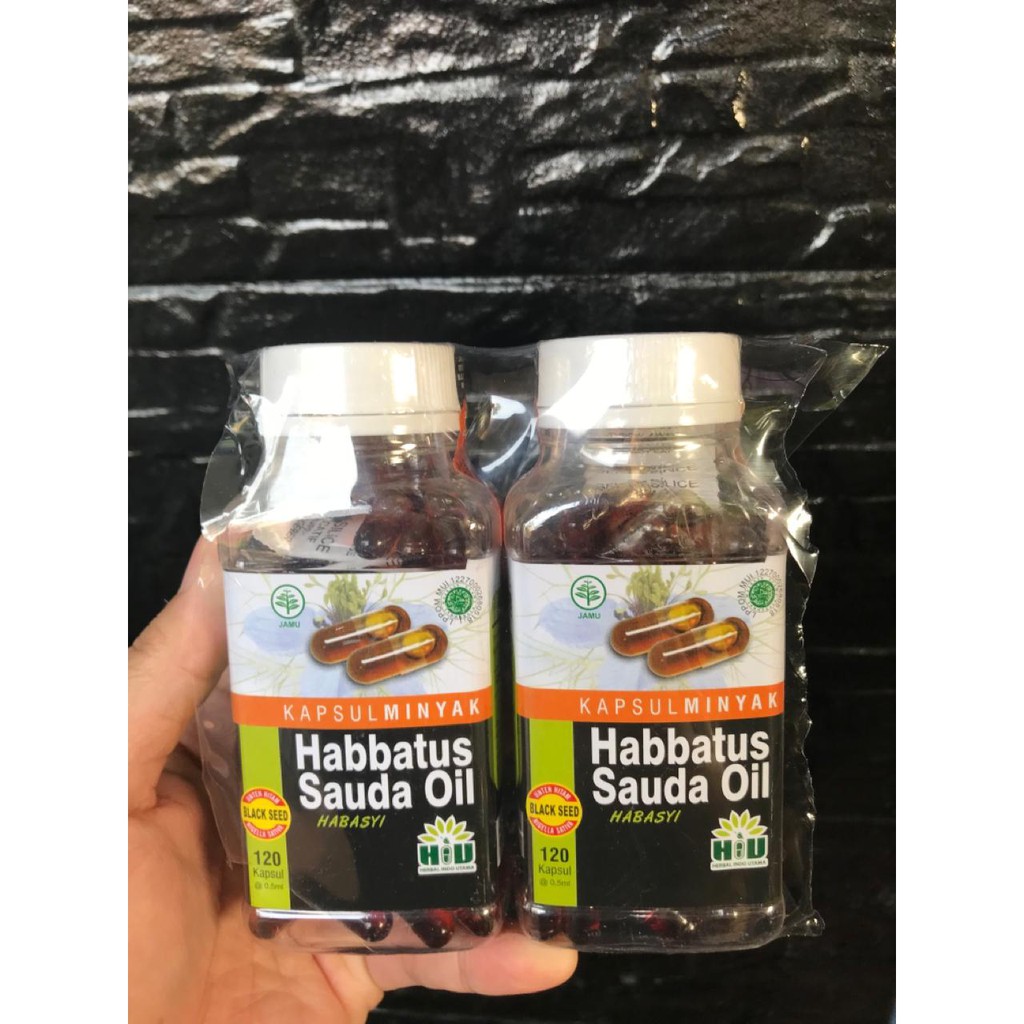 Habbatussauda Oil Habasyi HIU 120 kapsul