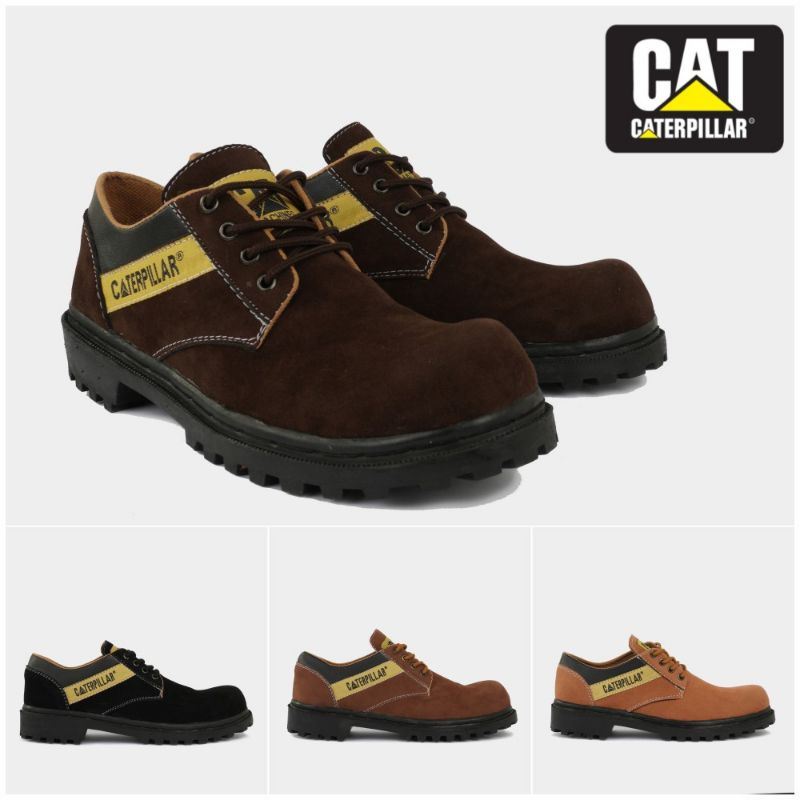 TERLARIS SEPATU SAFETY CATERPILLAR SBY PENDEK