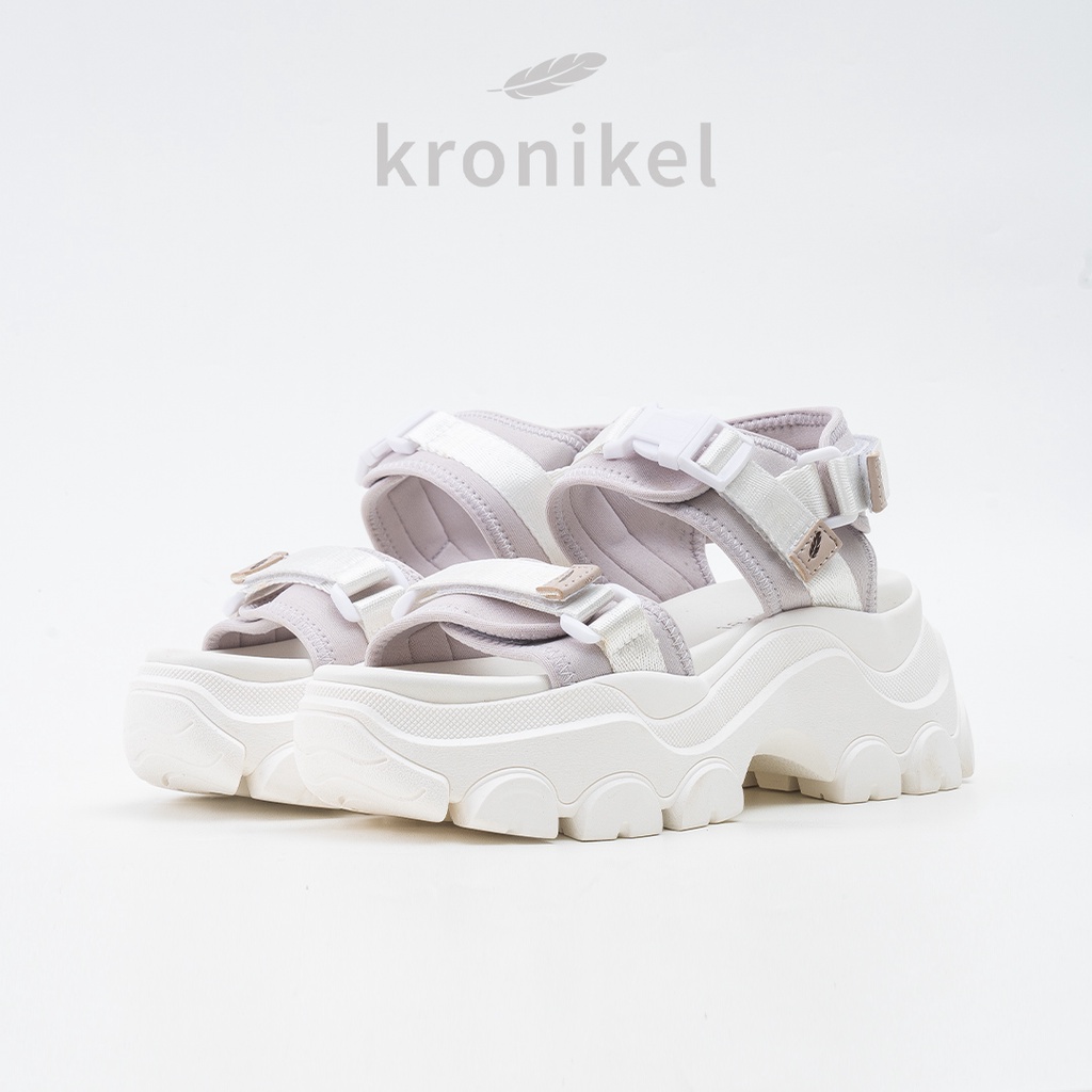 [PREMIUM LOKAL BRAND] KRONIKEL PROJECT // OSAKA 2-in-1 Sandals - Milk Pudding