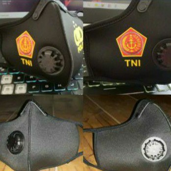 masker ventilator polos tebal kualitas bagus terjamin