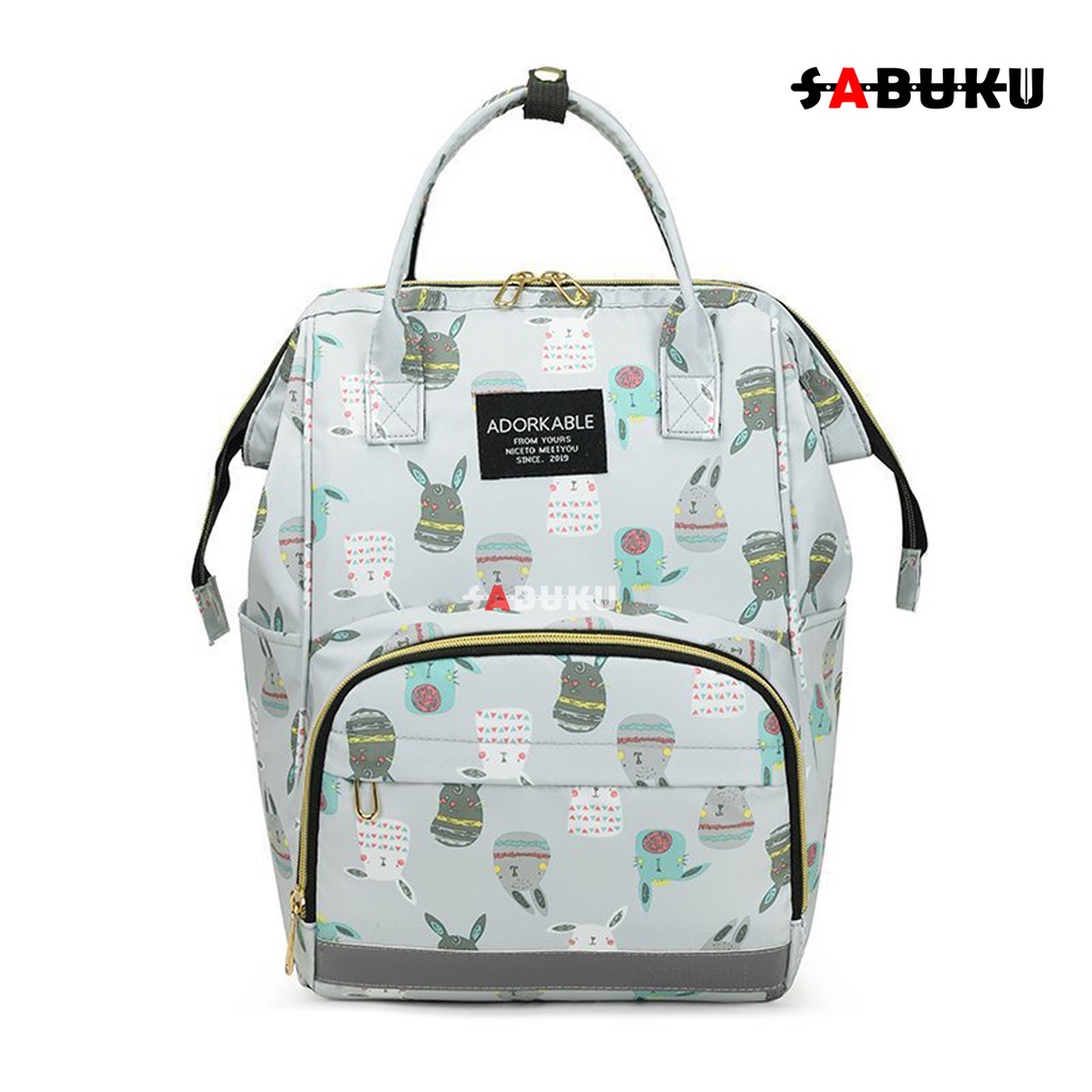 Tas Ransel Moms&amp;Baby Tas Popok Backpack Moms Baby Multi-Function Diaper Bag Babycare Forest Mommy or Diaper -  232