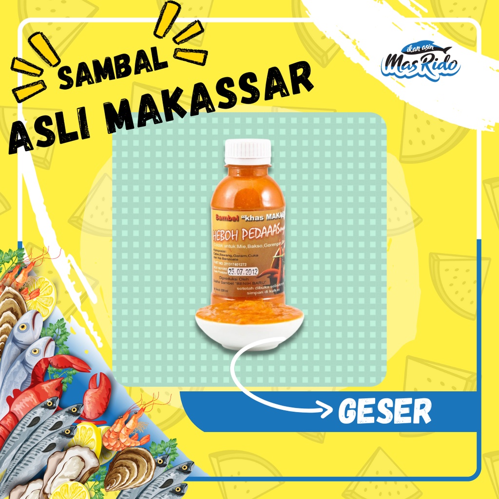 

Sambal Sambel Kuning Oranye Asli Khas Makassar Heboh Pedas Termurah