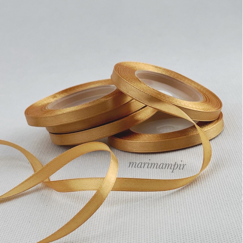 

PITA SATIN KAIN 1/4 INCI 6 MM WARNA COPPER #157
