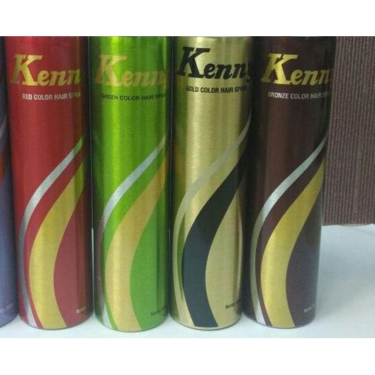 ℗ Kenny Color Hair Spray 50ml - Hitam ➣