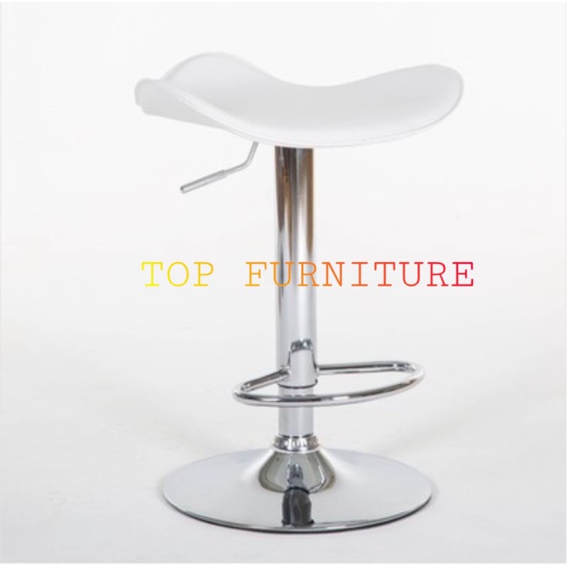 kursi bar kursi barstool kursi minibar kursi minimalis kursi cafe kursi hidrolik kursi makan-PUTIH