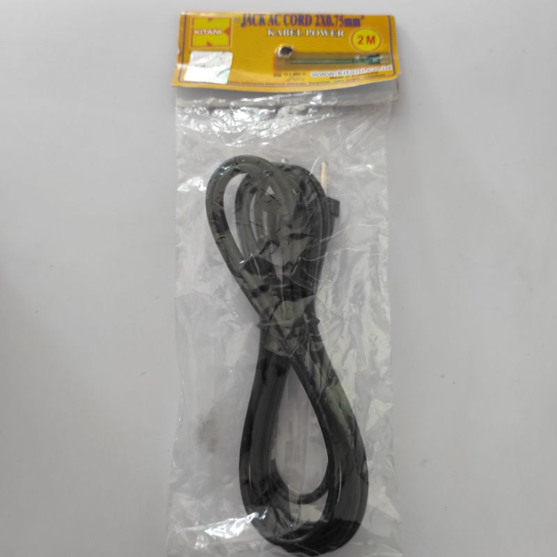 Brezybeauty05 Kitani Kabel Ac Buntung / Jack Ac Cord 2X0,75 2M