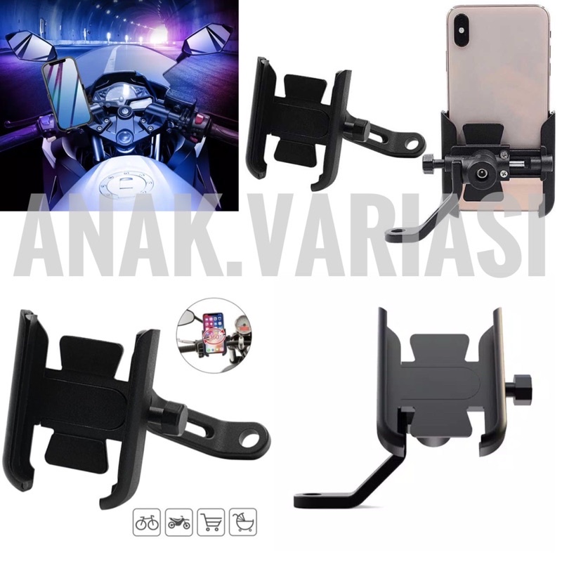 HOLDER UNIVERSAL/HOLDER HP STANG/HOLDER MOTOR/HOLDER HANDPHONE STANG MOTOR/HOLDER STANG MOTOR/HOLDER