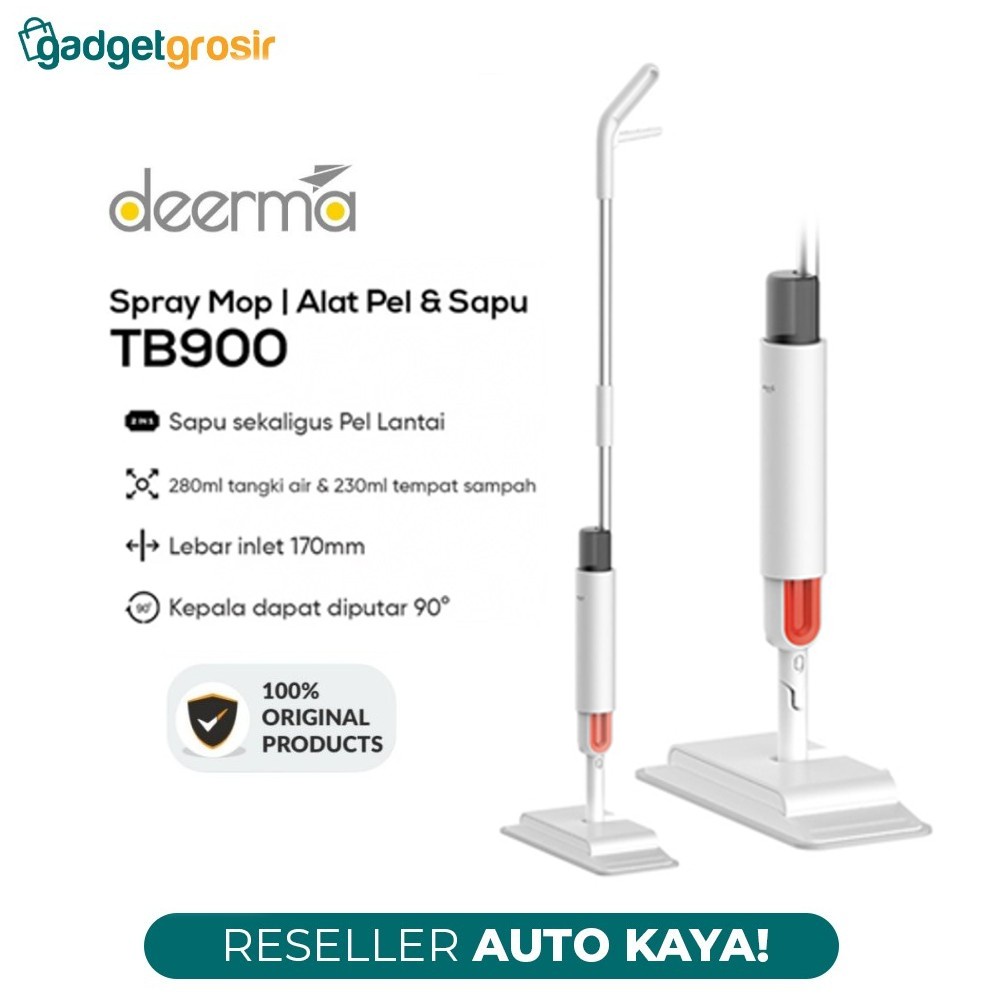 Deerma Mi TB900 2in1 Cordless Sweeper and Spray Mop Handheld Lightweight Multifungsi Sapu dan Pel La
