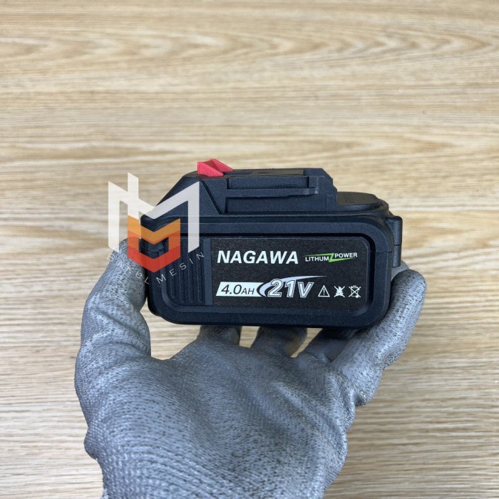 Mesin Bor Nagawa Baterai Cordless 21V