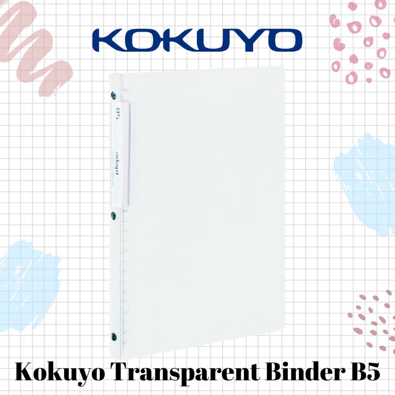 🇯🇵 Kokuyo Basic Transparent Binder B5 🇯🇵