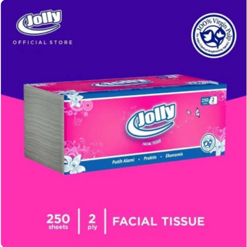 NICE/JOLLY/PASEO Facial Tissue Tisue Wajah 2ply 250s/180s Travel Pack-Jolly 250 s