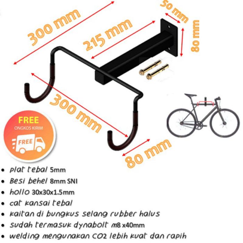 Gantungan Sepeda/Gantungan Sepeda Dinding