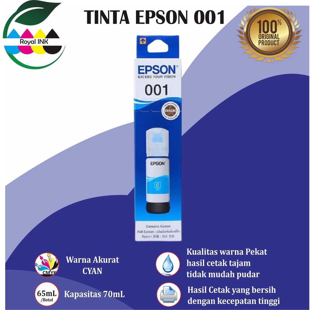 Tinta Epson 001 PREMIUM(COMPATIBLE)  L4150 L4160 L6160 L6170 L6190-PCS