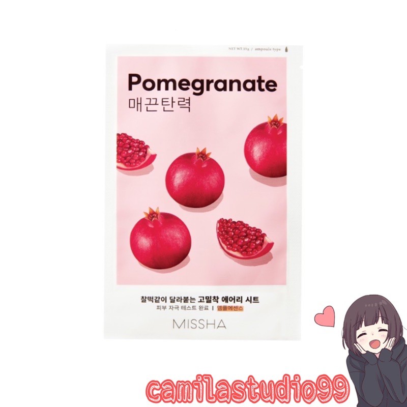 Missha Airy Fit Sheet Mask - Pomegranate