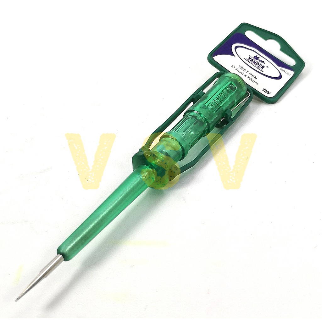 VANDER Test pen AC / voltage tester / tespen -3mm x70mm