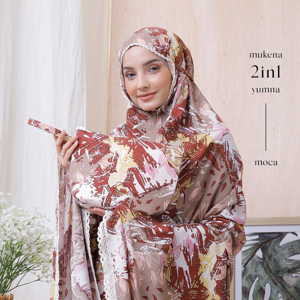 Mukena Dewasa Katun Premium Mukena Traveling dewasa