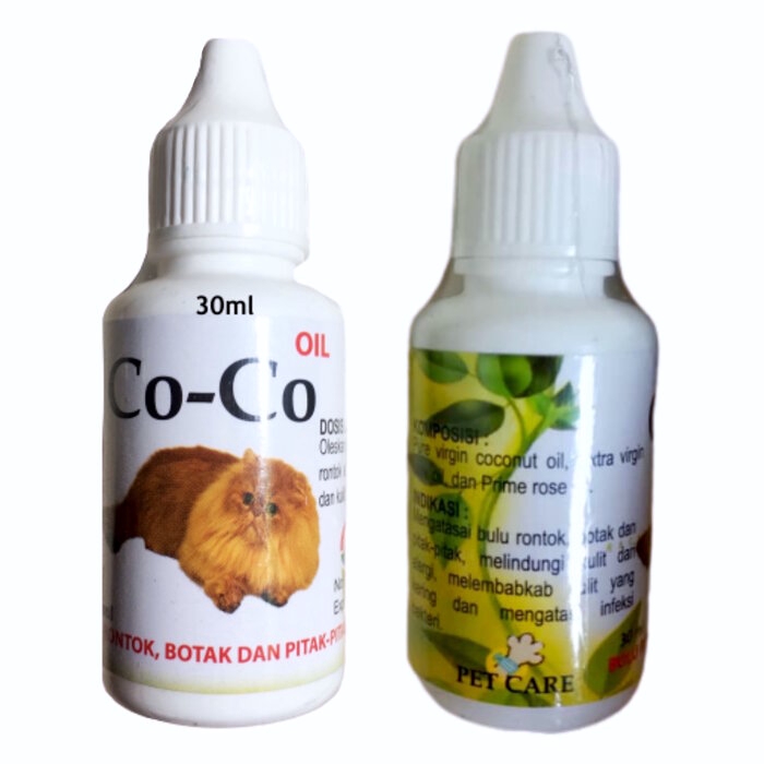 Co-Co Coco Oil 30ml Obat Penumbuh Bulu Rontok Kulit Kering Kucing